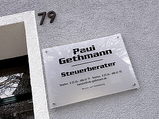 Willkommen! Steuerberater Paul Gethmann - Marxstr. 79, Hattingen